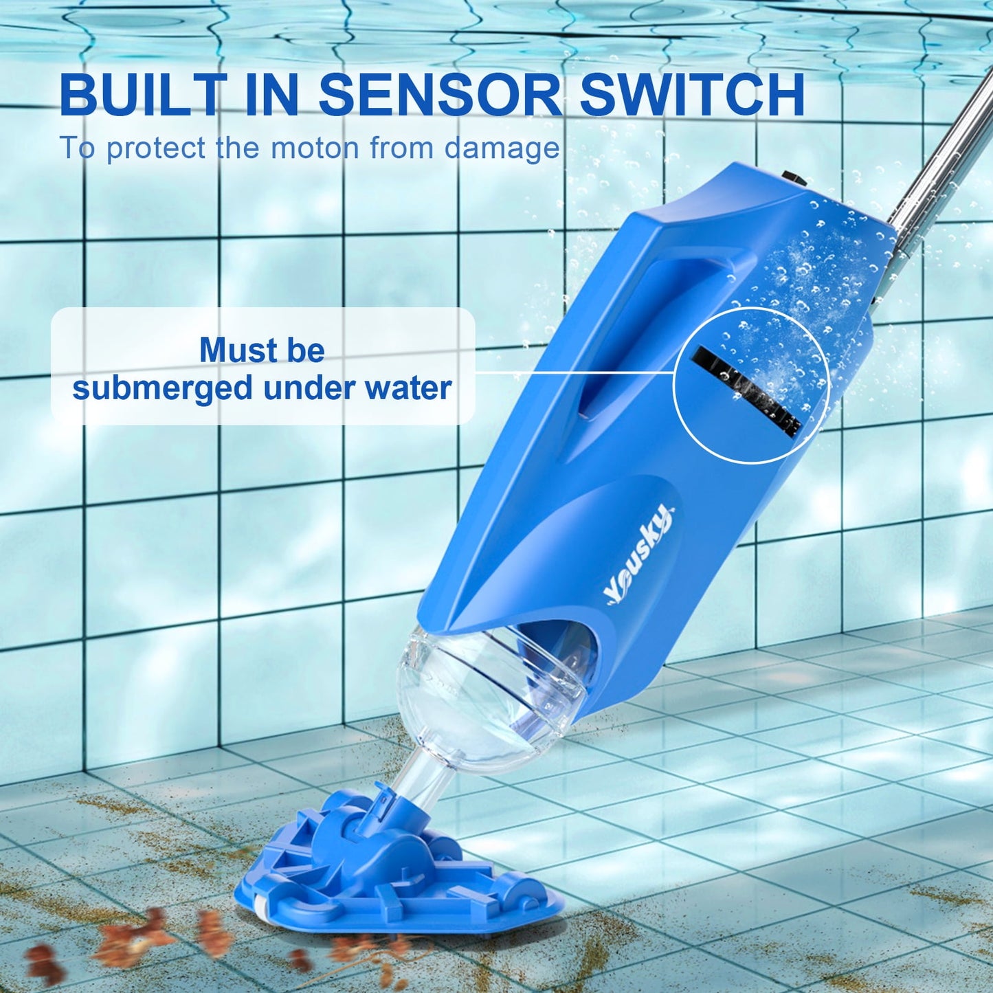 2025 Yousky Handheld Pool Vacuums Cordless Pool Vacuum