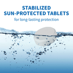 Chlorine Tablets 3 inch, Long Lasting 90% Stabilized Available Chlorine Tabs for Pool, Hot Tubs, Spa