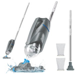 handheld pool vacuum white pole