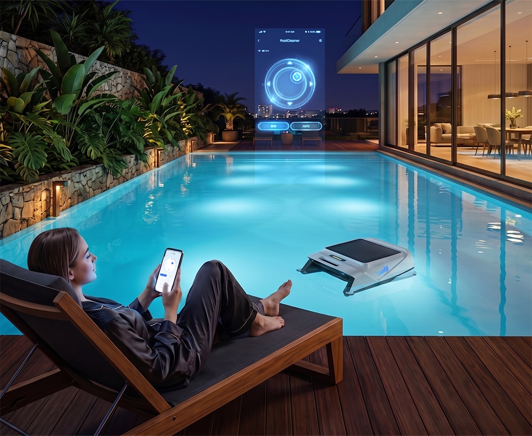 smart pool skimmer