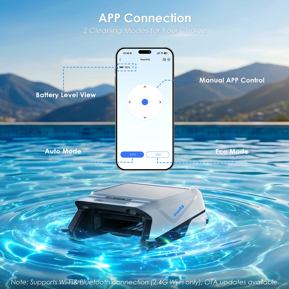 solar powered pool skimmer
